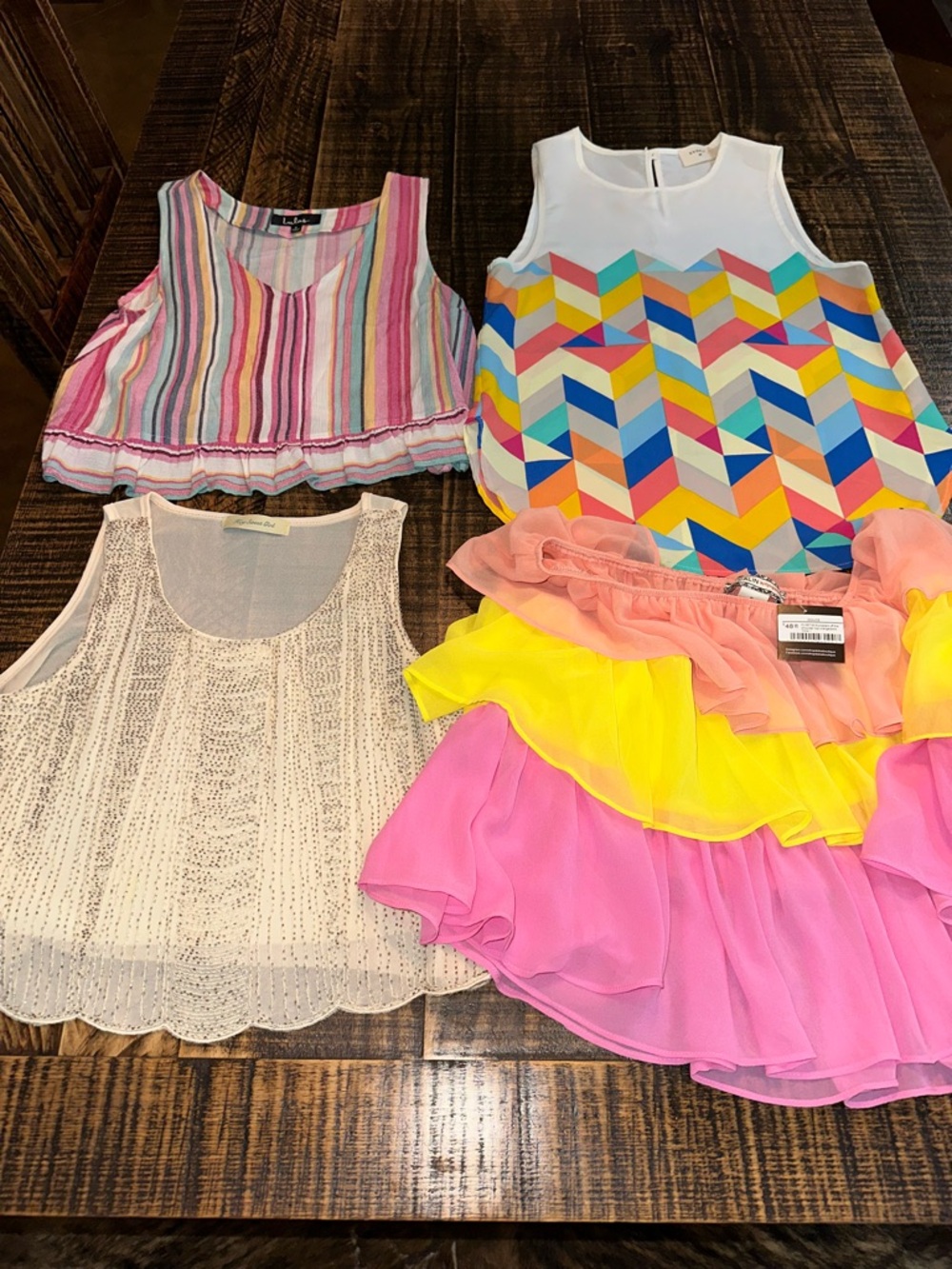 Summer Tops lot of 4 size Small